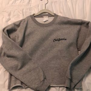 Brandy Melville gray sweatshirt
